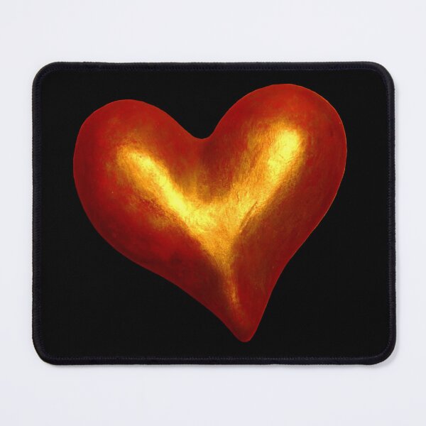 Item preview, Red and Gold Heart designed and sold by rufpeg.