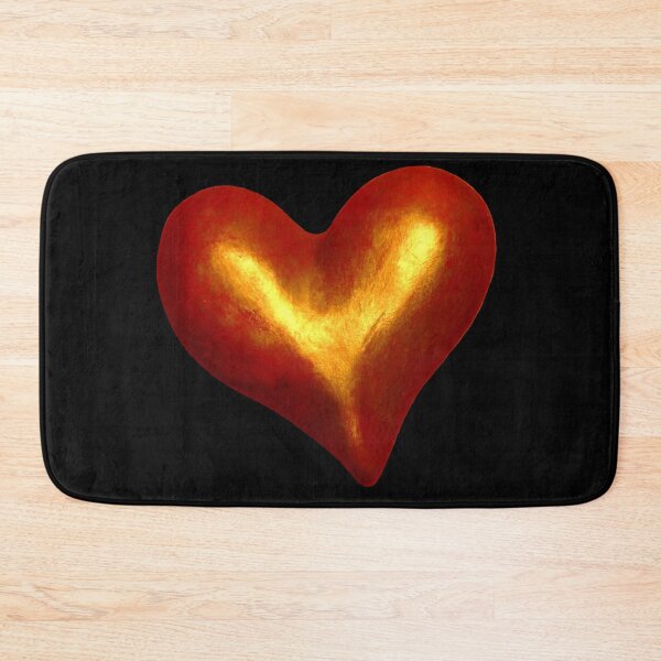 Item preview, Red and Gold Heart designed and sold by rufpeg.