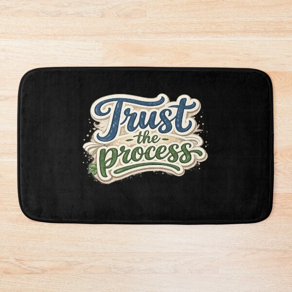 Item preview, Trust the Process – Modern Hand Lettering Typography Design designed and sold by Newthingzy.