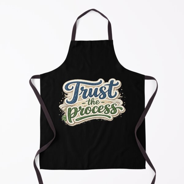 Item preview, Trust the Process – Modern Hand Lettering Typography Design designed and sold by Newthingzy.