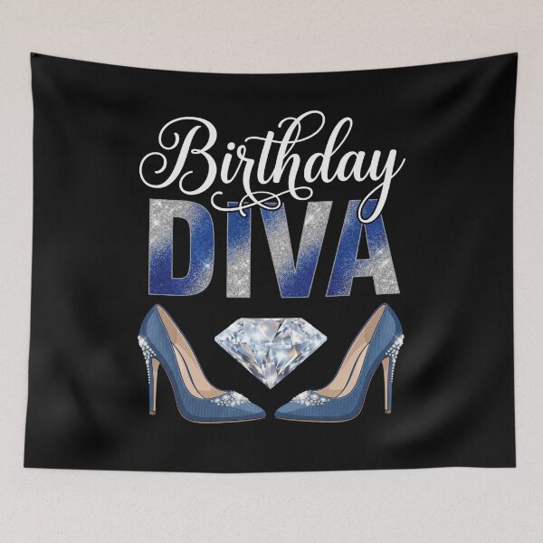 Item preview, Birthday Diva Glamour Fashion Celebration Women designed and sold by FormalDehyena.