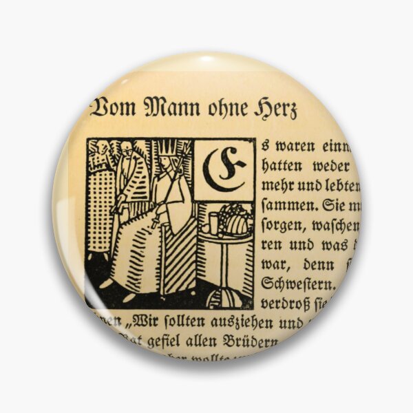 Item preview, Vom Mann Ohne Herz — Vintage German Fairy Tale Gothic Typography designed and sold by LouDSarG.