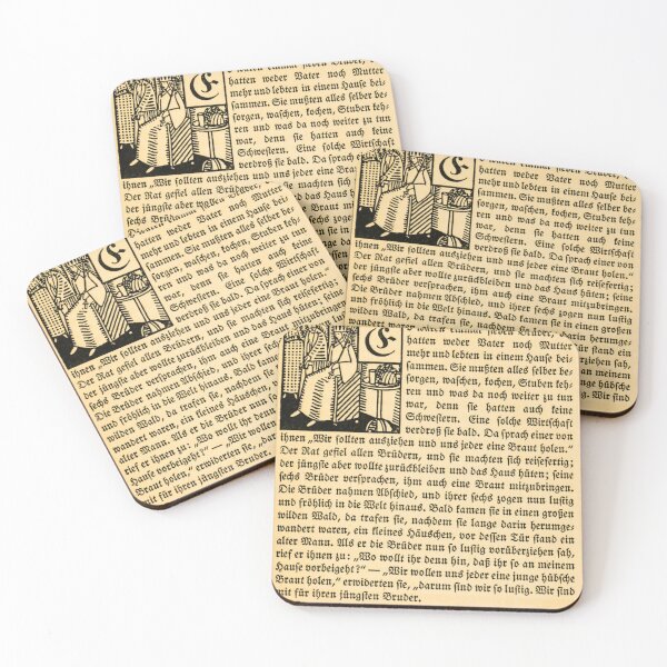 Item preview, Vom Mann Ohne Herz — Vintage German Fairy Tale Gothic Typography designed and sold by LouDSarG.