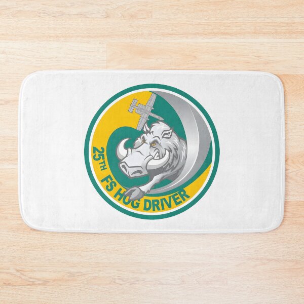 Item preview, 25th Fighter Squadron A-10 Warthog Hog Driver Patch designed and sold by CharlieDesings.