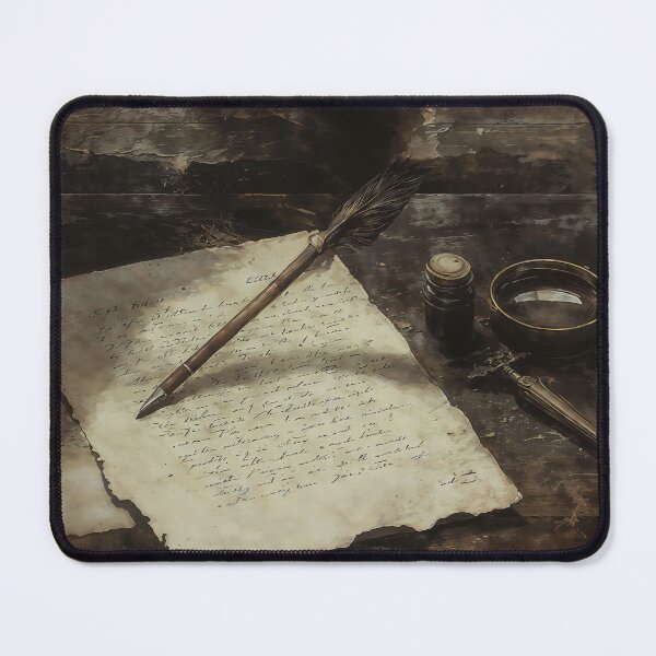 Item preview, Ancient Magic Letter With Feather Pen Art designed and sold by DarkHolyQueen.