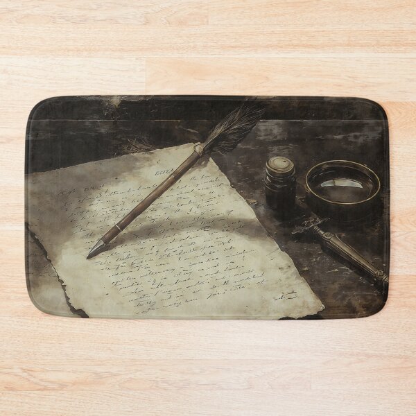 Item preview, Ancient Magic Letter With Feather Pen Art designed and sold by DarkHolyQueen.