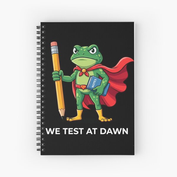 Item preview, We Test At Dawn Funny Student Exam Teacher Academic designed and sold by FormalDehyena.