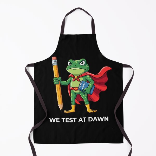 Item preview, We Test At Dawn Funny Student Exam Teacher Academic designed and sold by FormalDehyena.