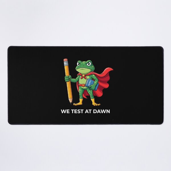 Item preview, We Test At Dawn Funny Student Exam Teacher Academic designed and sold by FormalDehyena.