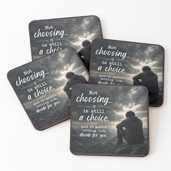 Item preview, Not Choosing is Still a Choice Inspirational Art designed and sold by Heal of Souls Designs .