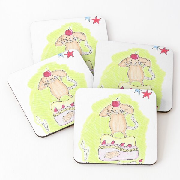 Item preview, mouse standing on cake designed and sold by past3l-pencil.