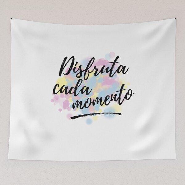 Item preview, Disfruta Cada Momento I Spanish Quote designed and sold by Bebichic.