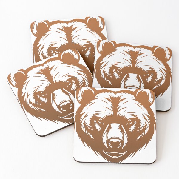 Item preview, Modern Grizzly Bear design designed and sold by rowgazer.