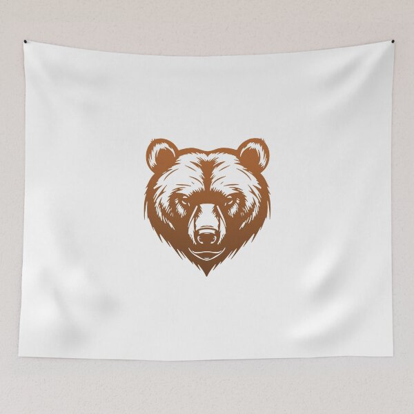 Item preview, Modern Grizzly Bear design designed and sold by rowgazer.