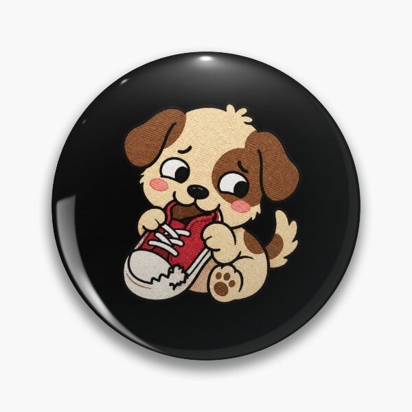 Item preview, Kawaii Naughty Puppy Cute Cartoon Dog | Funny Mischief Puppy Design designed and sold by ColorSplash123.