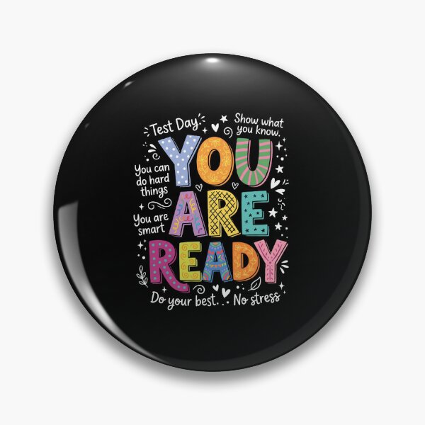 Item preview, Test Day You Are Ready Student Exam Motivation designed and sold by FormalDehyena.