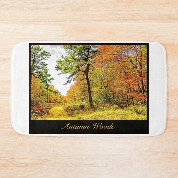 Item preview, Path in a Forest in Autumn, Pocono Mountains, Pennsylvania designed and sold by AMacGPhilly.