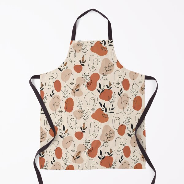 Item preview, Minimalist Botanical Line Faces Pattern designed and sold by MadPig-Studio.