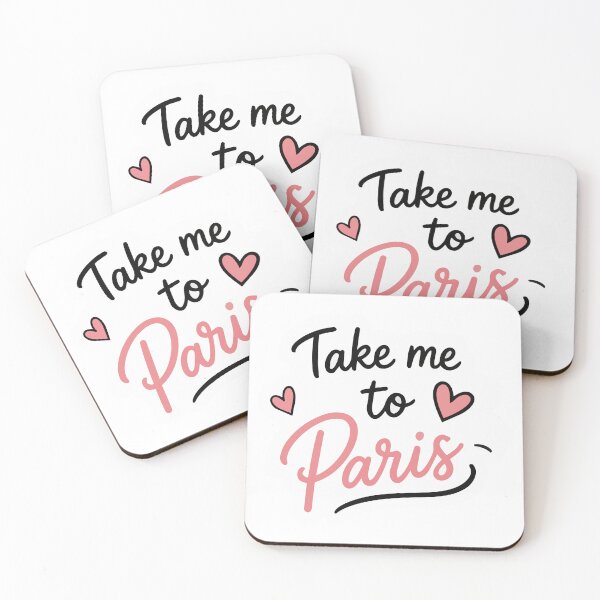 Item preview, Take Me to Paris France Travel Quote Sticker – Romantic Paris Travel Sticker designed and sold by Olivra.