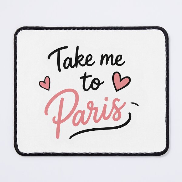 Item preview, Take Me to Paris France Travel Quote Sticker – Romantic Paris Travel Sticker designed and sold by Olivra.