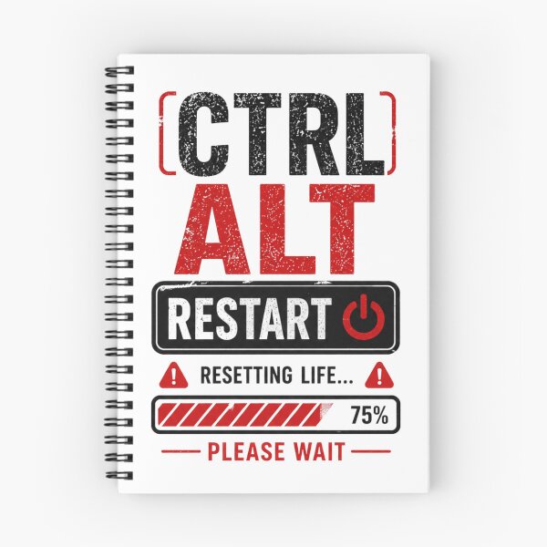 Item preview, Ctrl Alt Restart Shirt - Resseting Life Funny Tech Motivation Tee designed and sold by DomKo10.