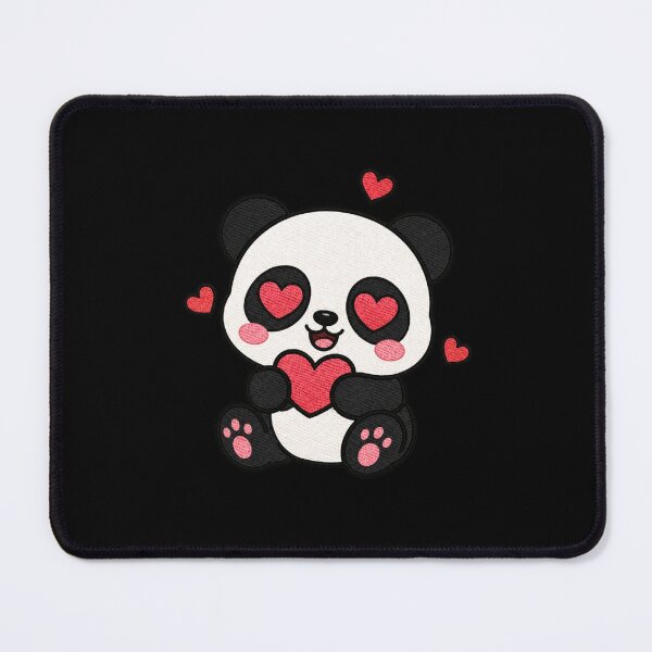 Item preview, Kawaii Love-Struck Panda Cute Cartoon Animal | Romantic Panda Heart Design designed and sold by ColorSplash123.
