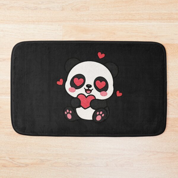 Item preview, Kawaii Love-Struck Panda Cute Cartoon Animal | Romantic Panda Heart Design designed and sold by ColorSplash123.