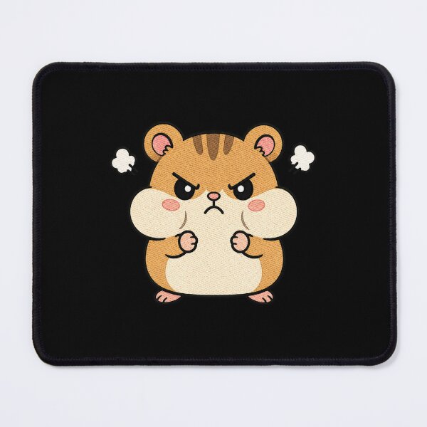 Item preview, Kawaii Angry Hamster Cute Cartoon Animal | Funny Tiny Rage Hamster Design designed and sold by ColorSplash123.