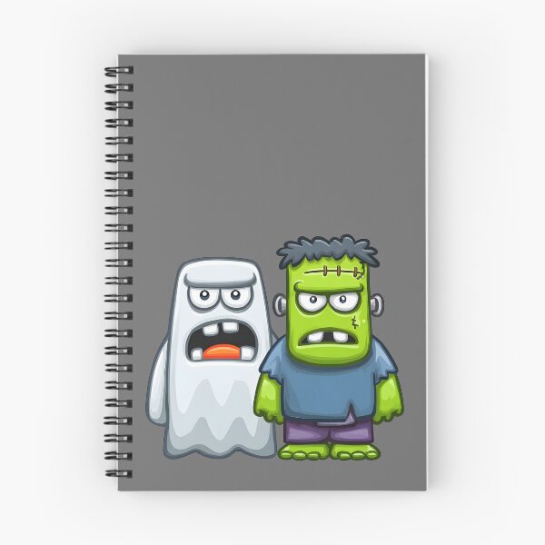 Item preview, Halloween 17 - Ghost and Frankenstein Cartoon Monsters designed and sold by NikaNavi.