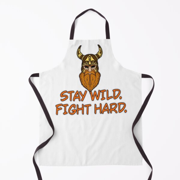 Item preview, Stay wild fight hard Viking Motivation for real strong man designed and sold by Maryart8.