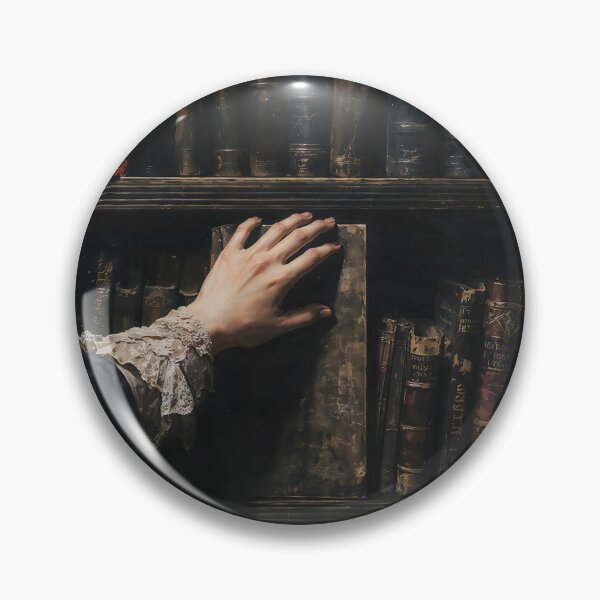 Item preview, Magic Books On Gothic Library Shelf Art designed and sold by DarkHolyQueen.