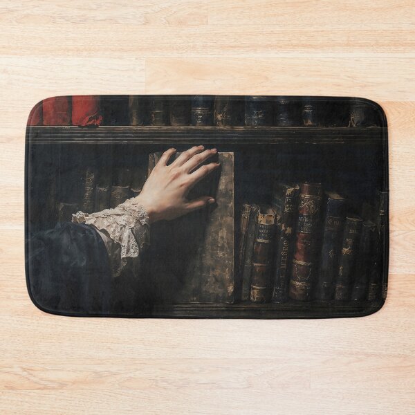 Item preview, Magic Books On Gothic Library Shelf Art designed and sold by DarkHolyQueen.