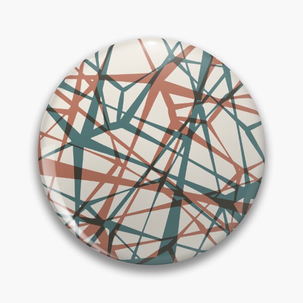 Item preview, Mid-Century Modern Intersecting Geometric Lines Pattern designed and sold by P-Design-Lab.