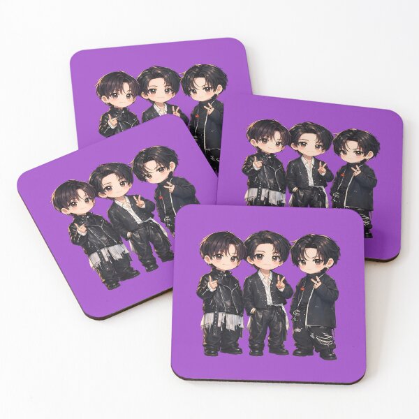 Item preview, Kawaii Chibi Kpop Idols – Midnight City Style designed and sold by RADesignHub.