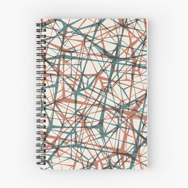 Item preview, Mid-Century Modern Intersecting Geometric Lines Pattern designed and sold by P-Design-Lab.