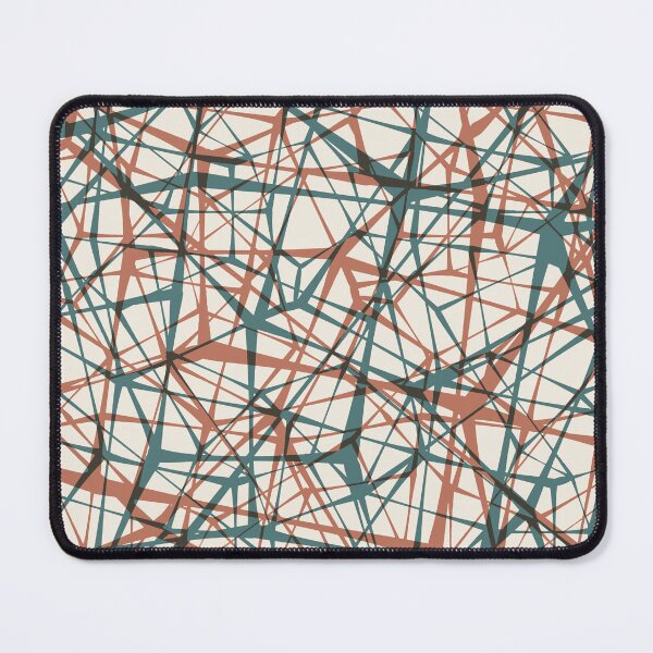 Item preview, Mid-Century Modern Intersecting Geometric Lines Pattern designed and sold by P-Design-Lab.