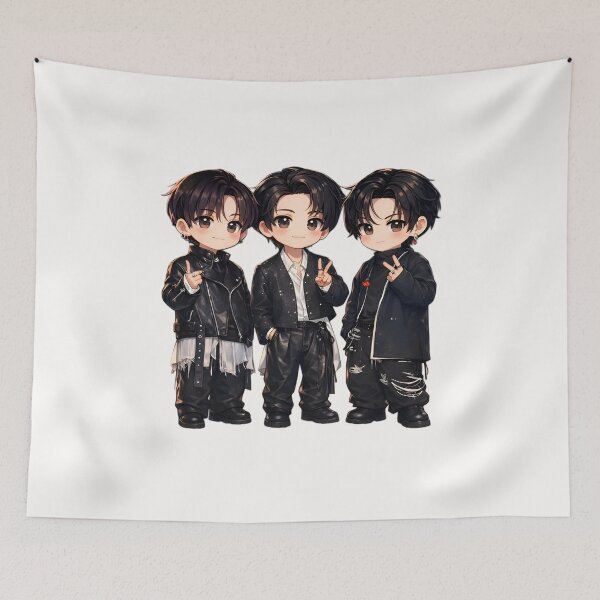 Item preview, Kawaii Chibi Kpop Idols – Midnight City Style designed and sold by RADesignHub.