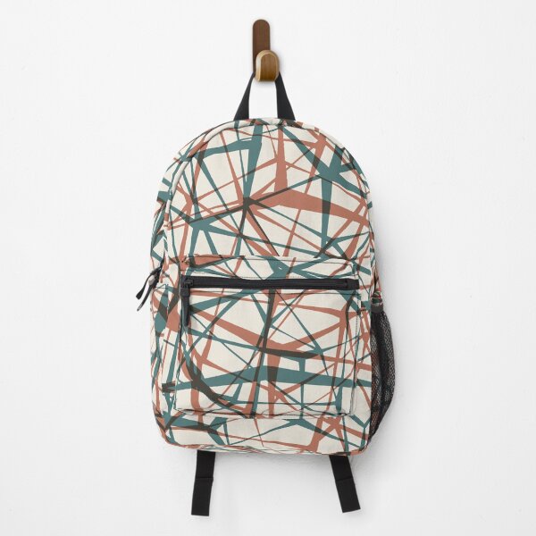 Item preview, Mid-Century Modern Intersecting Geometric Lines Pattern designed and sold by P-Design-Lab.
