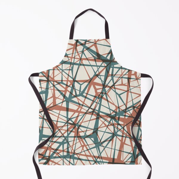 Item preview, Mid-Century Modern Intersecting Geometric Lines Pattern designed and sold by P-Design-Lab.