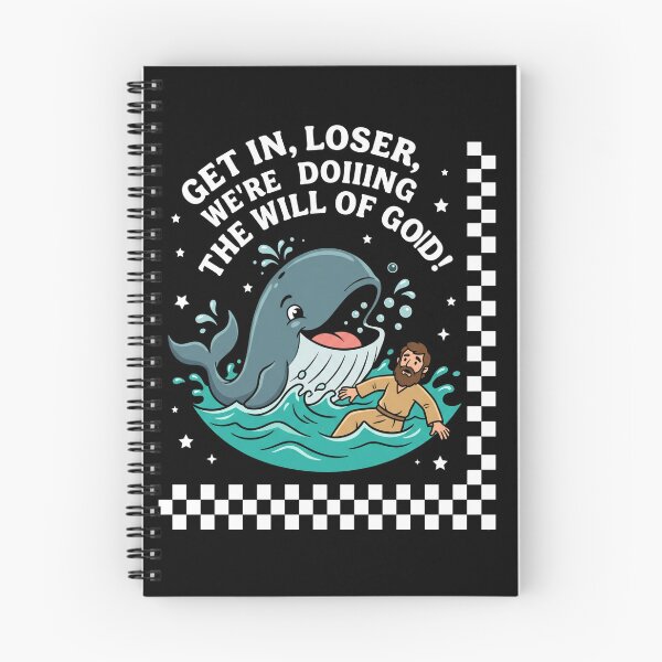 Item preview, Get In, Loser, We're Doing The Will Of God Jonah Whale Christian Humor Bible Believer designed and sold by FormalDehyena.