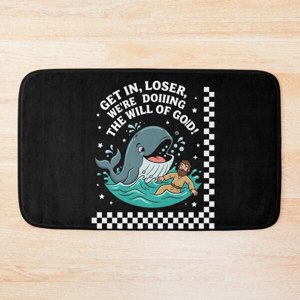 Item preview, Get In, Loser, We're Doing The Will Of God Jonah Whale Christian Humor Bible Believer designed and sold by FormalDehyena.