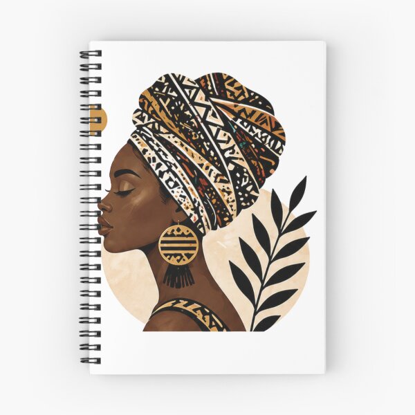Artikelvorschau, Porträt einer eleganten afrikanischen Frau entworfen und verkauft von WellN.