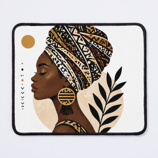 Item preview, Elegant African Woman Portrait designed and sold by WellN.