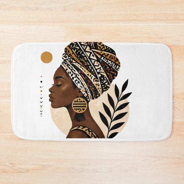Artikelvorschau, Porträt einer eleganten afrikanischen Frau entworfen und verkauft von WellN.