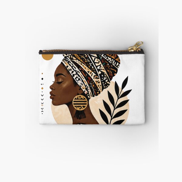 Artikelvorschau, Porträt einer eleganten afrikanischen Frau entworfen und verkauft von WellN.