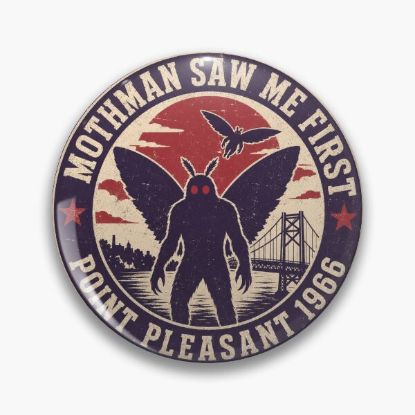 Item preview, Mothman Saw Me First Point Pleasant 1966 Vintage Cryptid Paranormal Gift True Crime designed and sold by Amnesia-Proto.