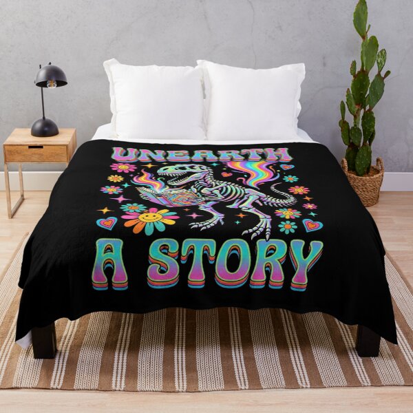 Item preview, Unearth A Story Dinosaur Reading Bookworm Teacher designed and sold by FormalDehyena.