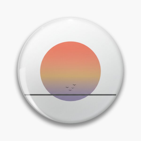 Item preview, Minimal Sunset Gradient – Modern Summer Aesthetic designed and sold by PixelNest-Haven.