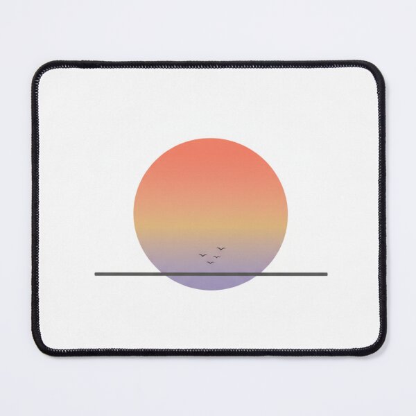 Item preview, Minimal Sunset Gradient – Modern Summer Aesthetic designed and sold by PixelNest-Haven.