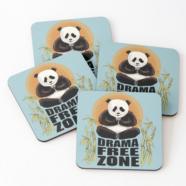 Item preview, Panda - Drama Free Zone designed and sold by Chuckiee.